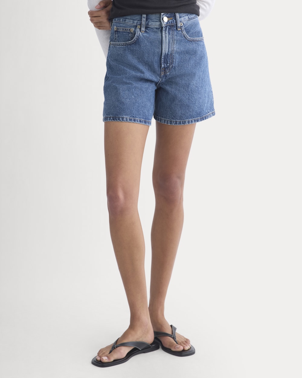 Way-High® A-Line Denim Short | Ocean