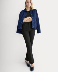 High-Rise Cigarette Jean | Black