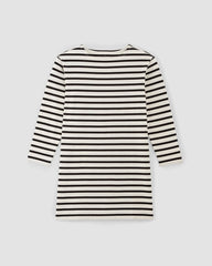The Mariner Dress | Bone / Black