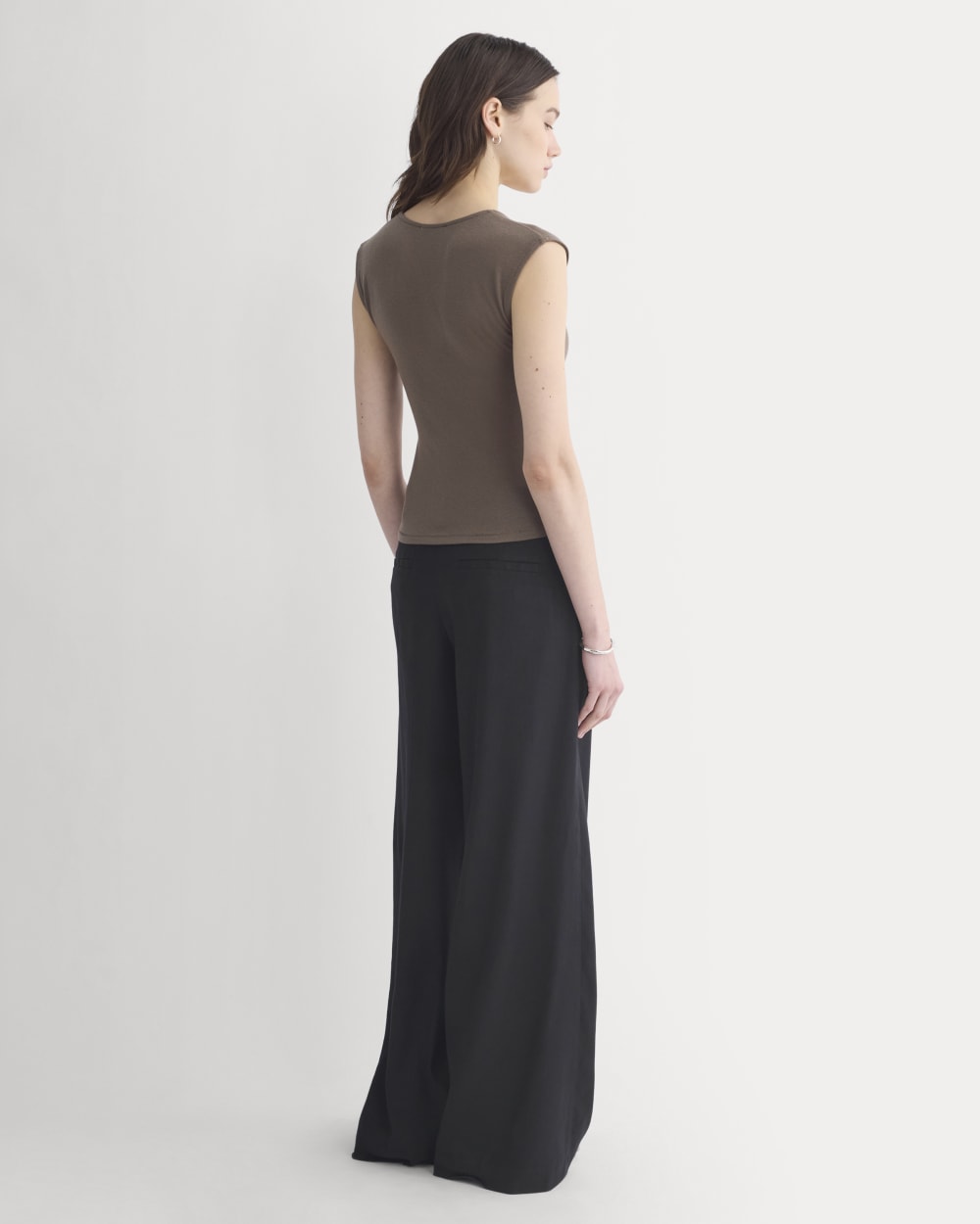 Asymmetrical Top in Butterluxe | Deep Taupe