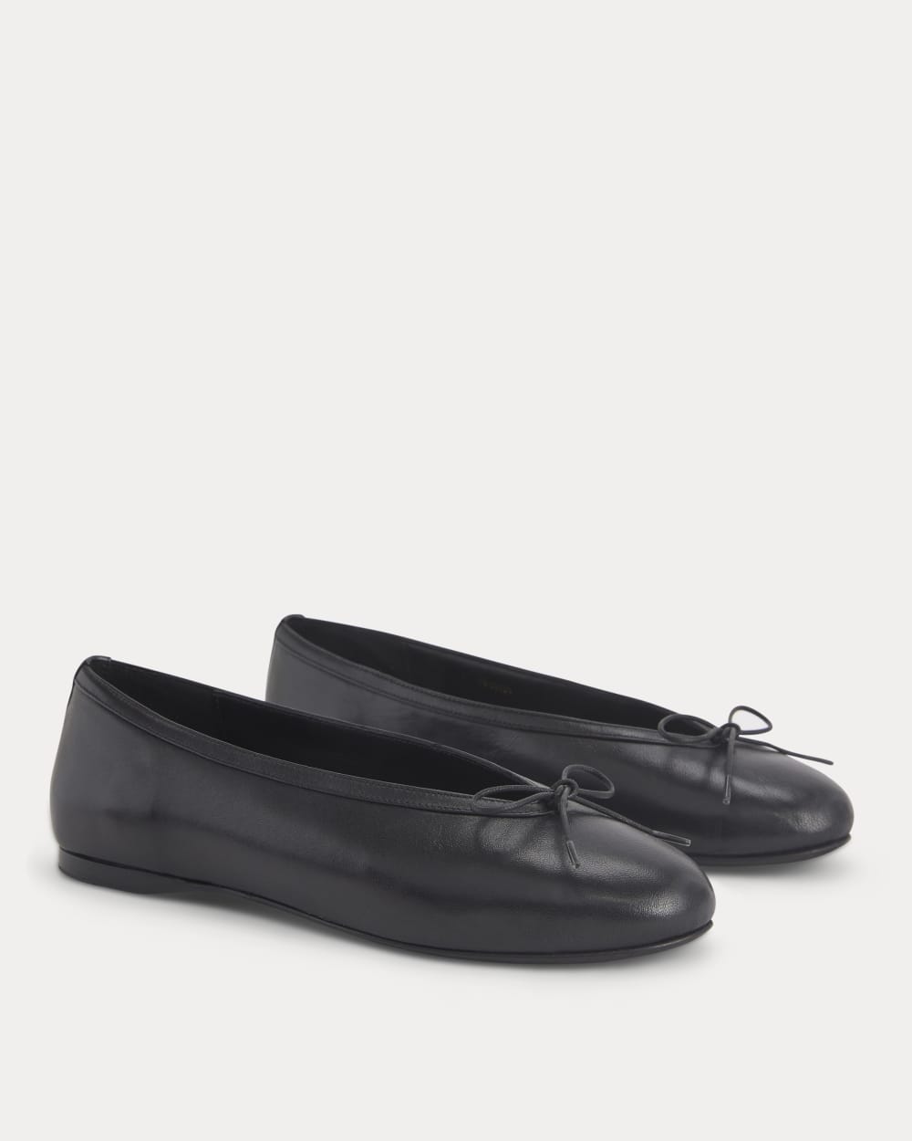 Made in Italy Ballet Flat | Black Leather