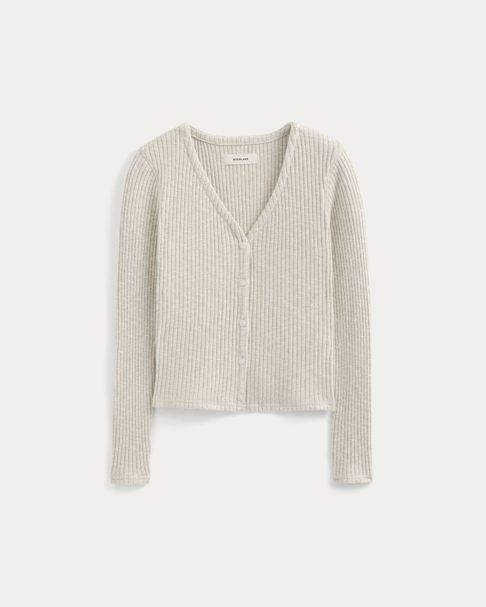 The Cozy Rib Cardigan | Peyote / Bone