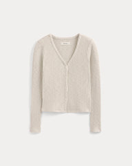 The Cozy Rib Cardigan | Peyote / Bone