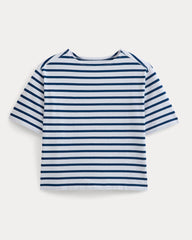 Mariner Tee | White/Estate Blue