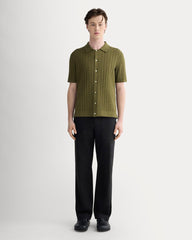 The No-Sweat Button-Down Polo | Olive