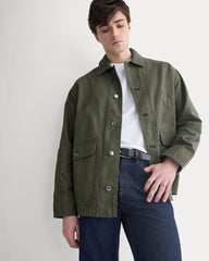Relaxed Barn Jacket | Olive Night