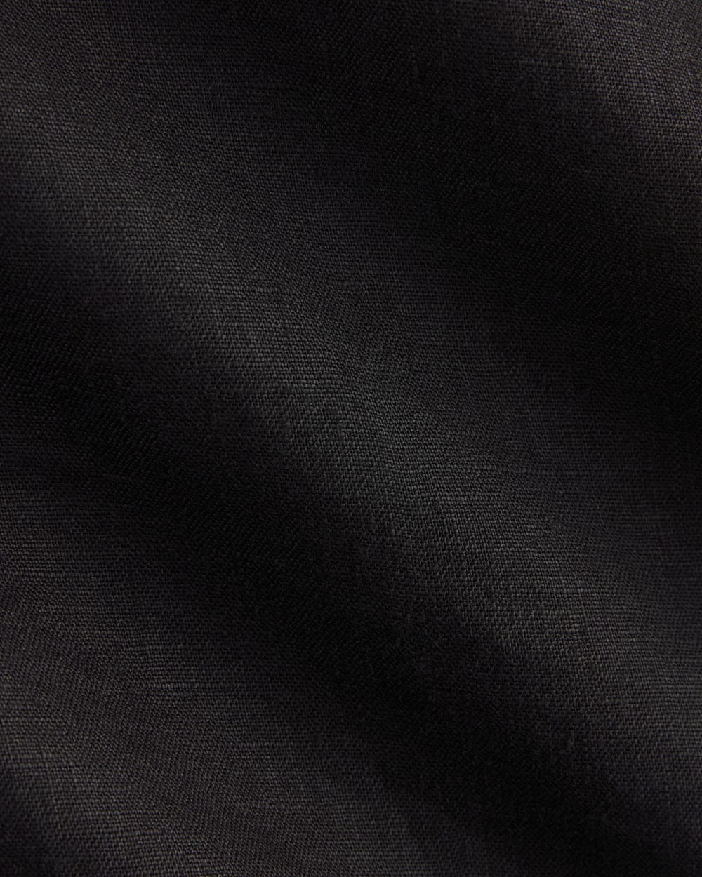 The Muscle Top in Linen | Black