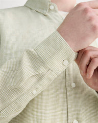 The Classic Shirt in Linen | Elm Gingham
