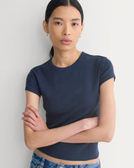 RetroSoft Cotton Crew | Navy