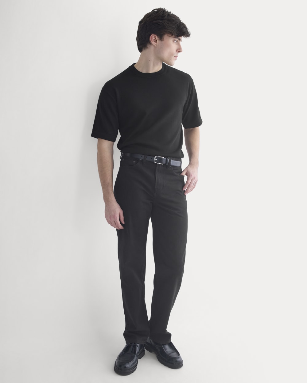 Ultrasoft Sweater Tee | Black