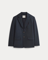 Tropical Wool Blazer | Dark Navy