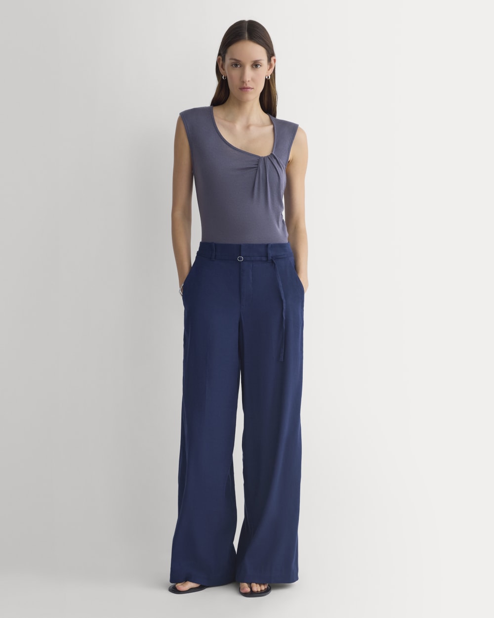 Asymmetrical Top in Butterluxe | Graystone