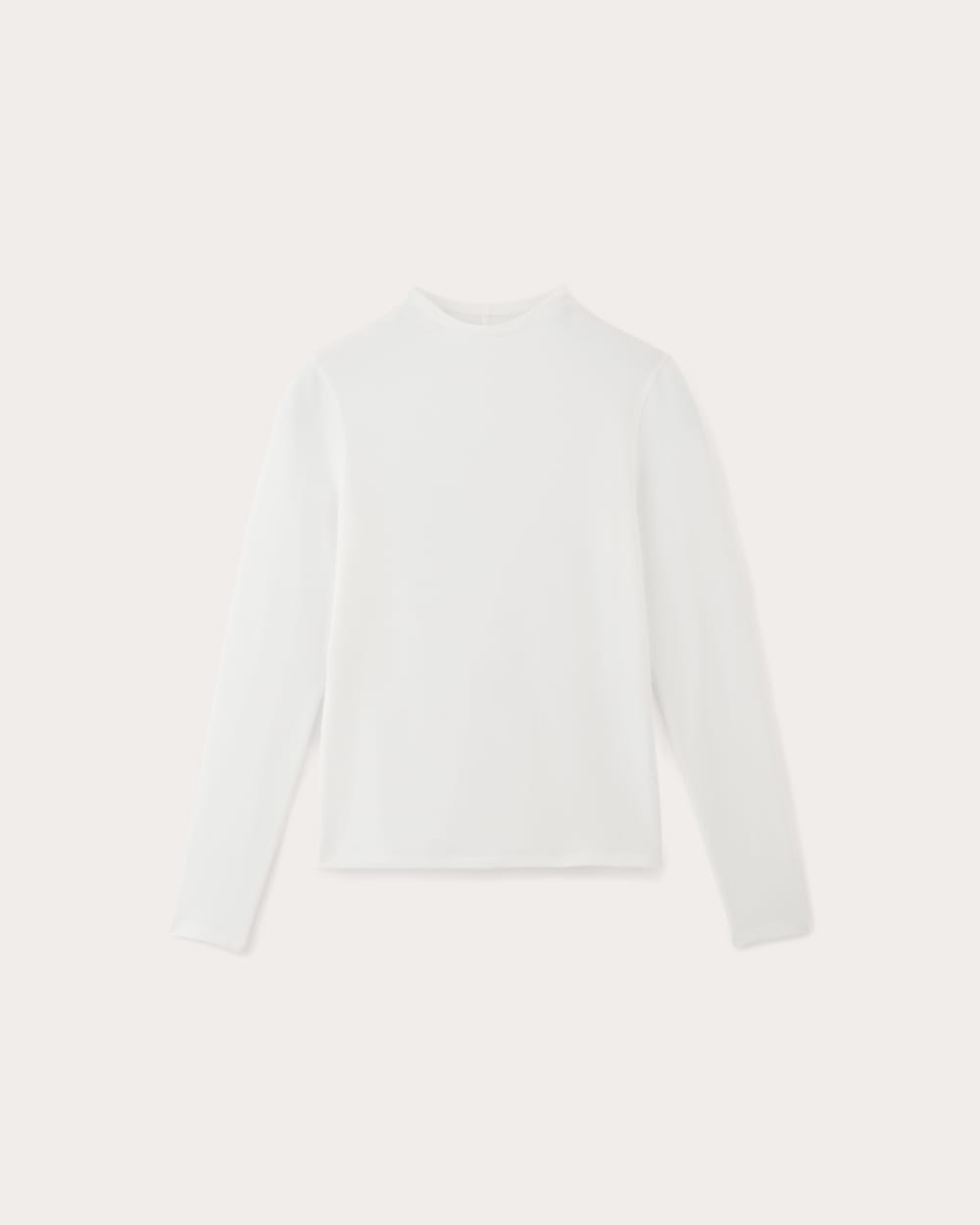 The Form Funnel-Neck Tee | White