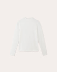The Form Funnel-Neck Tee | White