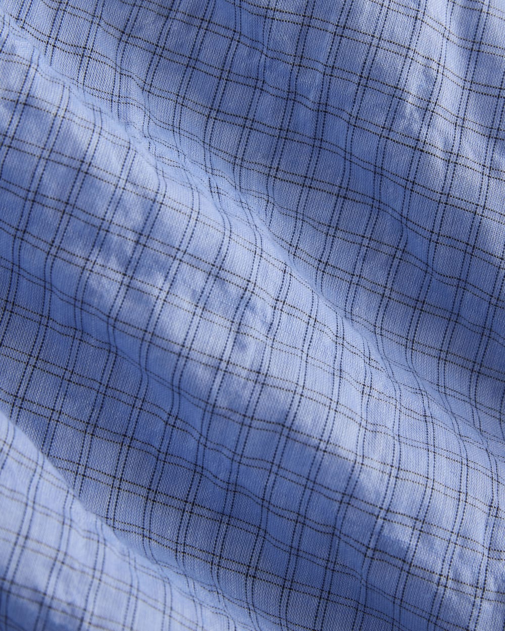 Textured Voile Button-Up Shirt | Open Air Plaid
