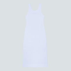 The '90s Rib Dress | White