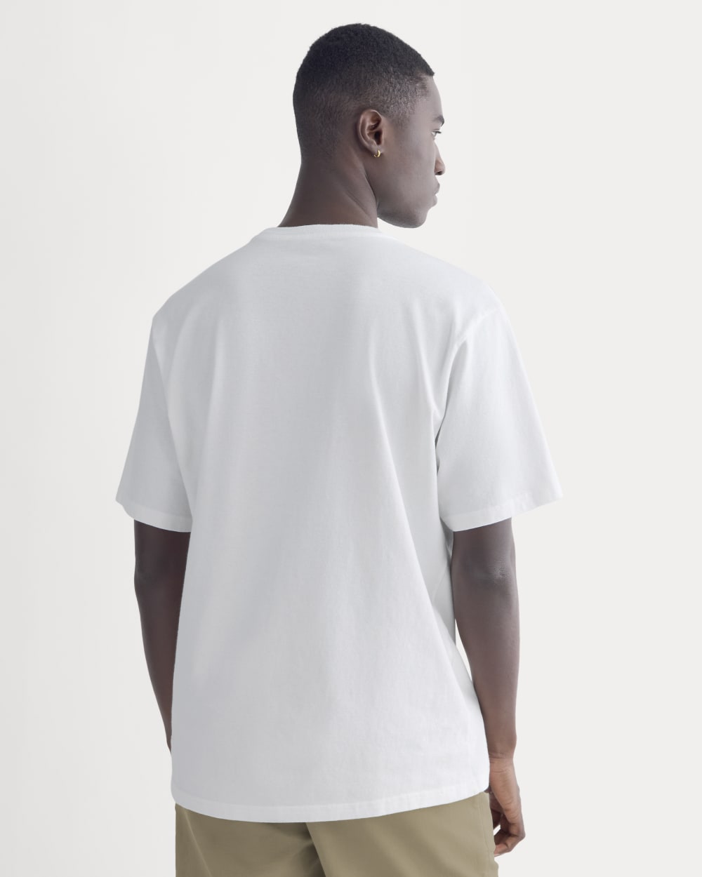 Relaxed Midweight Tee | White