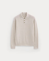 Ultrasoft Polo Sweater | Heathered Oat