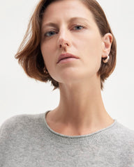 The Cozy-Stretch Crew | Heathered Grey