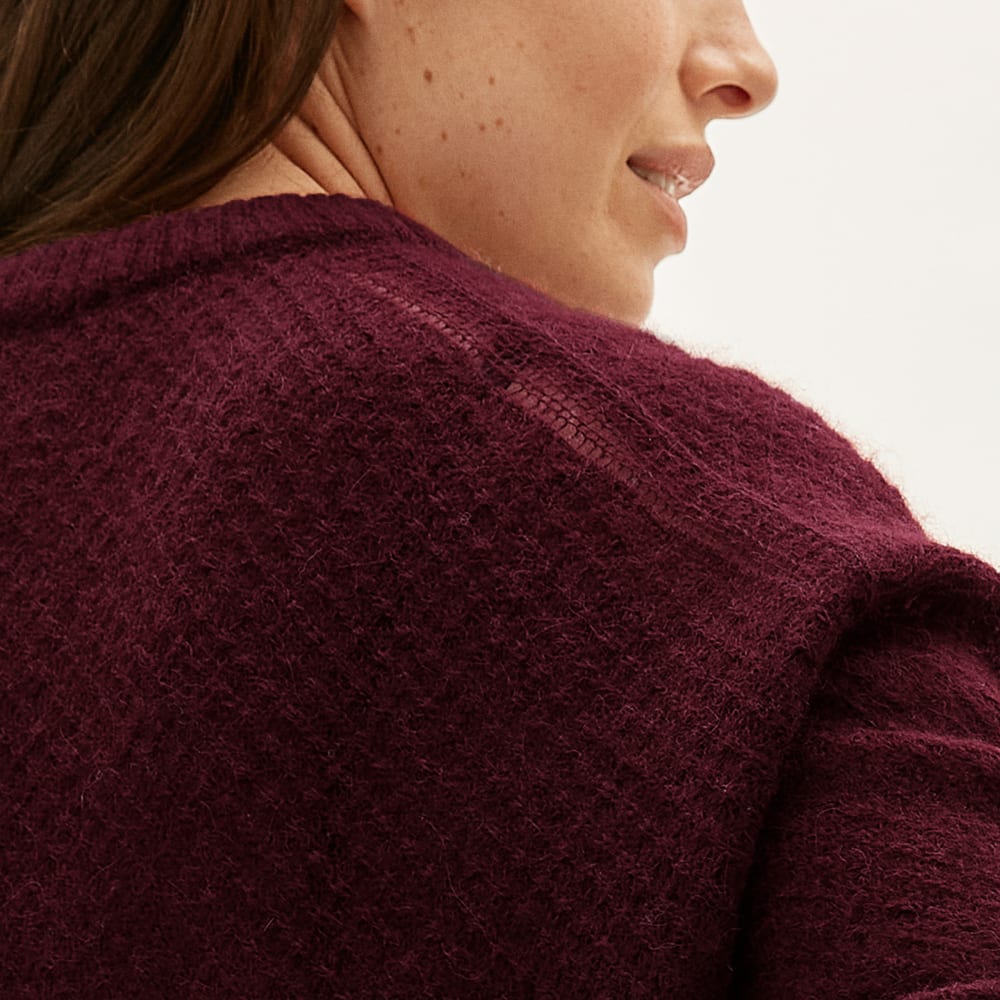 The Cocoon Crew in Alpaca | Oxblood