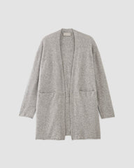 The Cozy-Stretch Long Cardigan | Heathered Grey