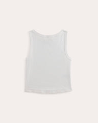 The Selfie Boatneck Tank | White