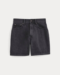 Way-High® A-Line Denim Short | Washed Black