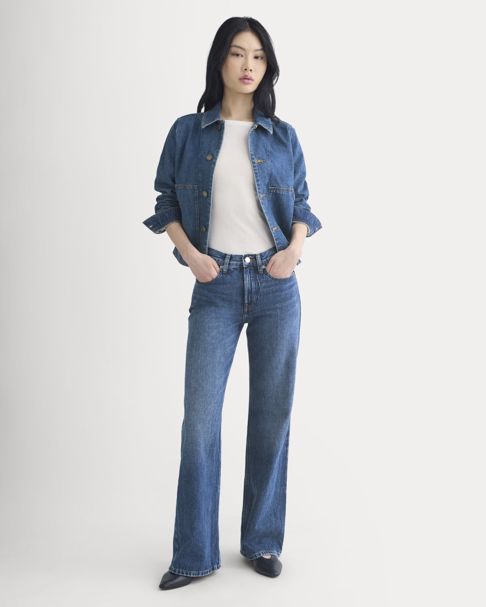 Relaxed Mid-Rise Bootcut Jean | Dark Indigo