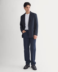 Tropical Wool Blazer | Dark Navy
