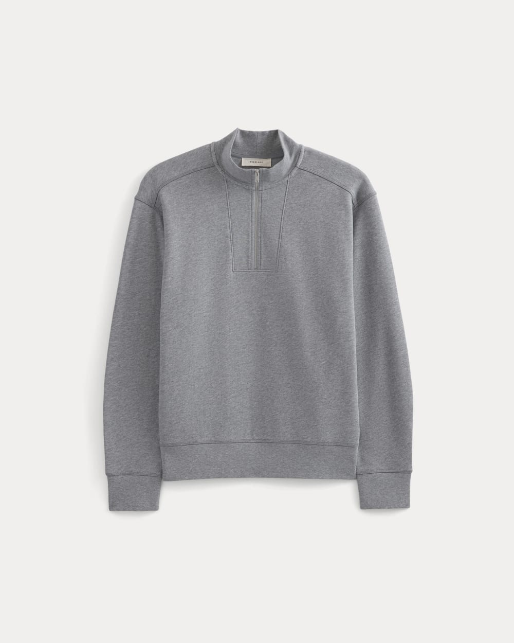 Lightweight Terry Zip Pullover | Vintage Heather Grey