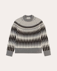 The Fair Isle Crew | Grey / Black Fair Isle