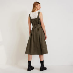 The Organic Cotton Herringbone Dress | Beech