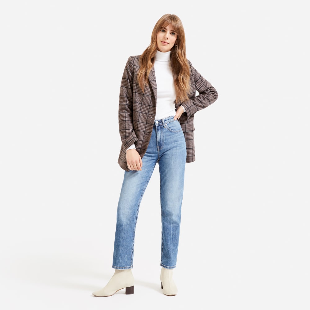 The Super-Straight Jean | Medium Blue Wash | Regular