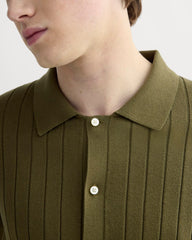 The No-Sweat Button-Down Polo | Olive