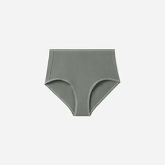 The Cotton High-Rise Hipster | Dark Sage
