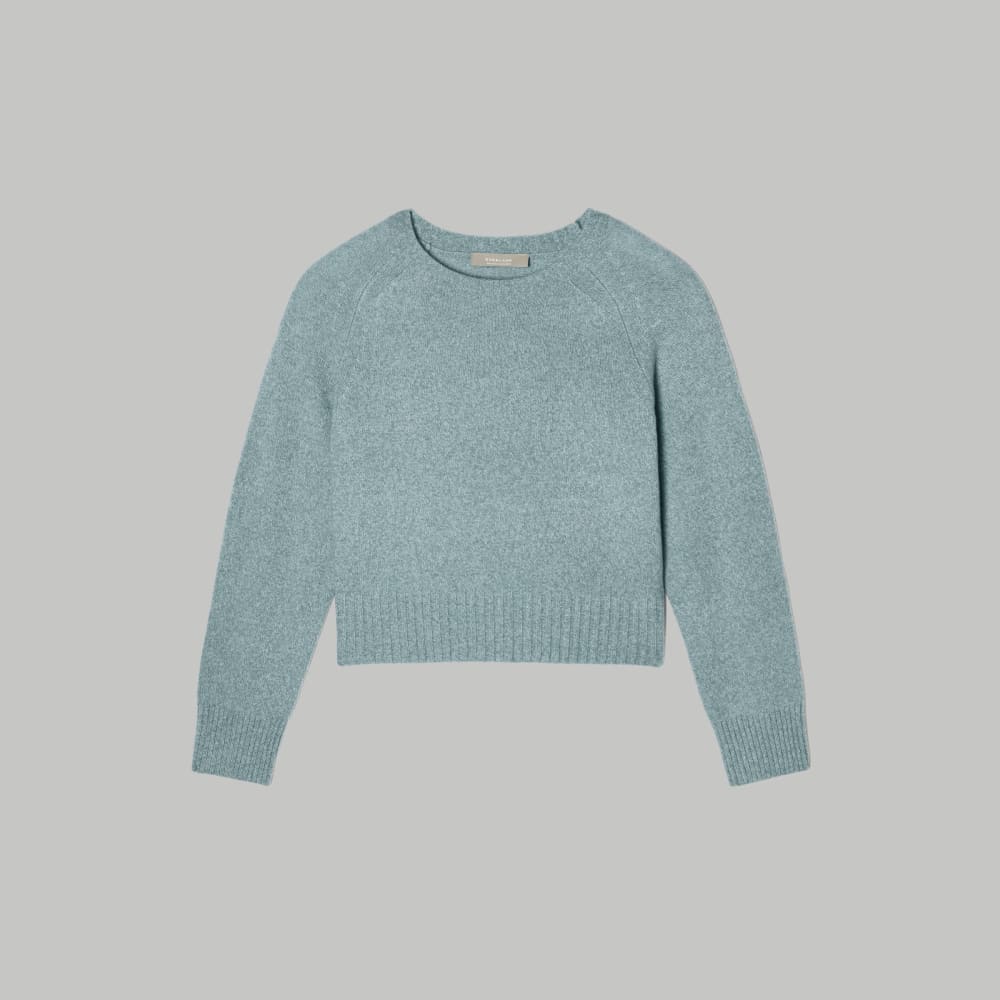 The Cashmere Boxy Crew | Spring Lake Twist