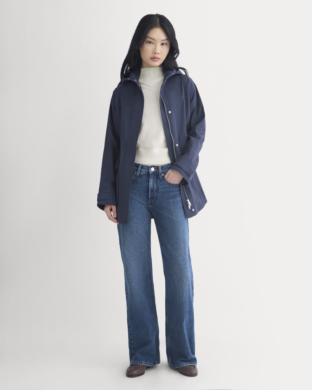 Hooded Field Jacket | Navy