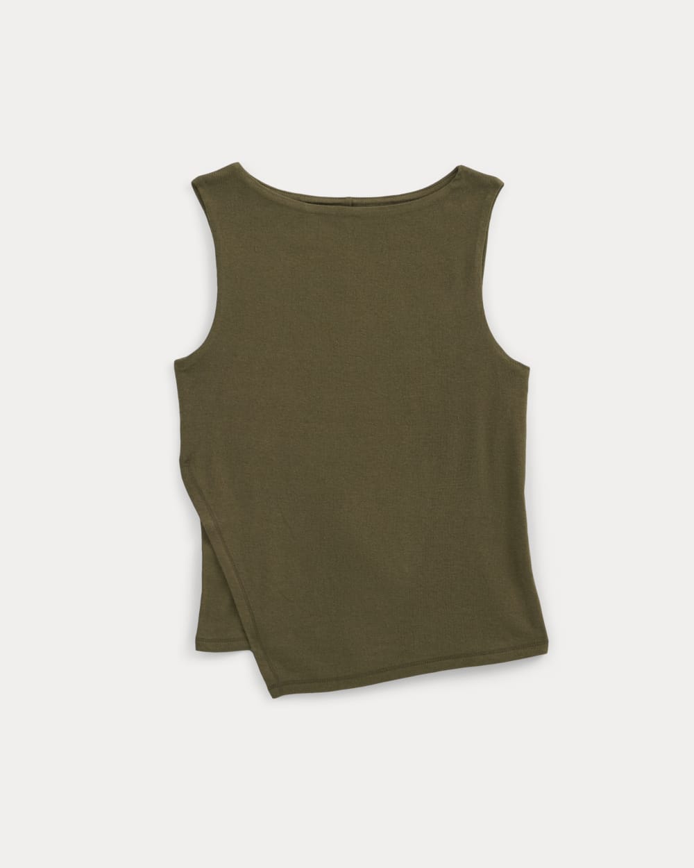 Tissue Boatneck Tank with Side Tie | Beech