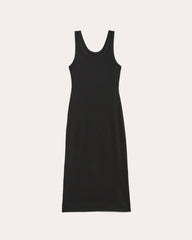 The '90s Rib Dress | Black