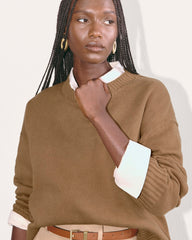 The Boxy Sweater in Everyday Cotton | Toasted Coconut