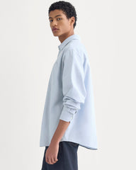 Lightweight Oversized Oxford | Light Blue