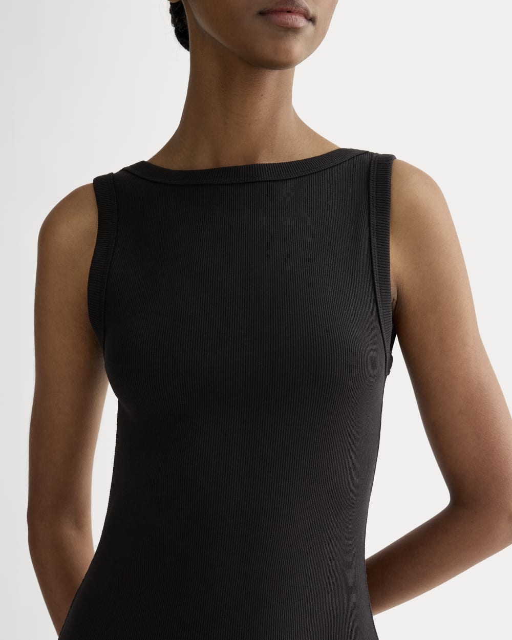 The Selfie Tank Dress | Black
