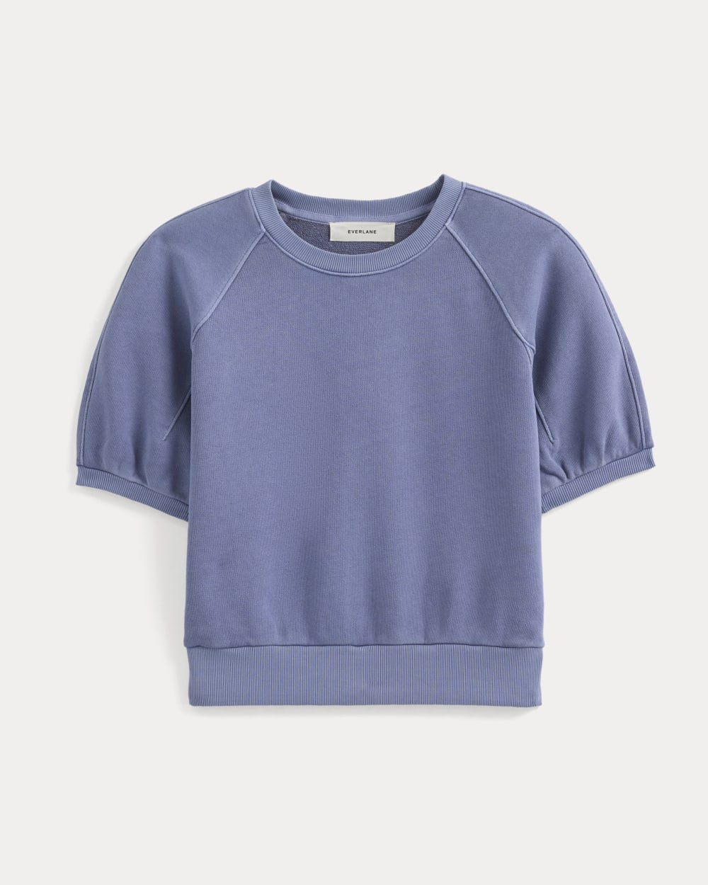 Lightweight Terry Blouson Short-Sleeve Crew | Velvet Morning
