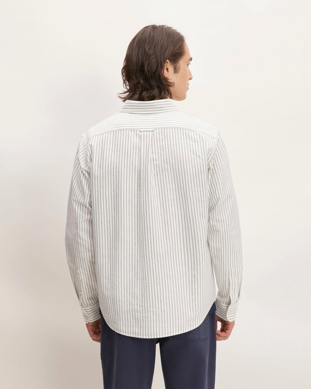 The Classic Oxford Shirt | Bone/Navy | Standard