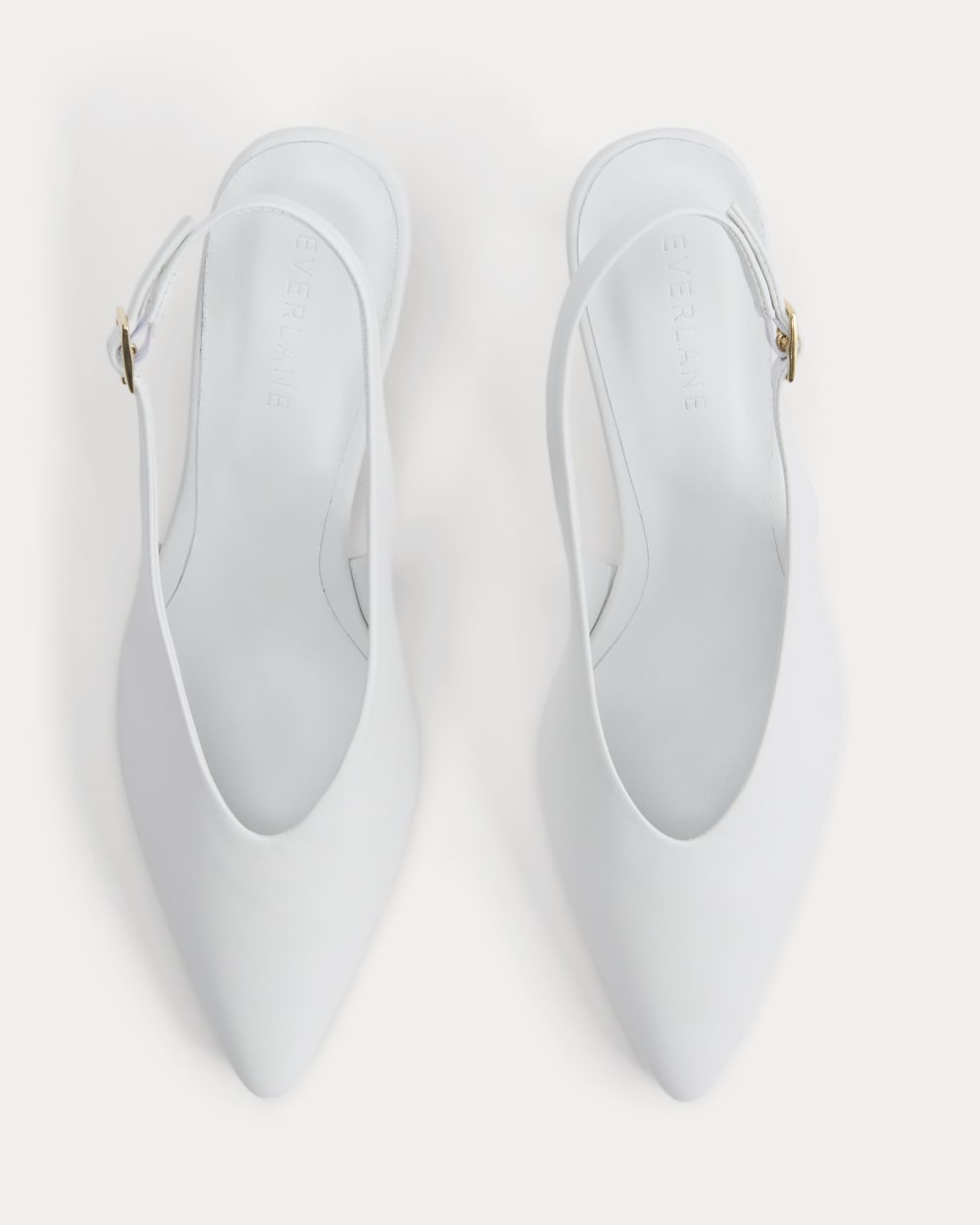 Pointed-Toe Slingback Heel | Snow