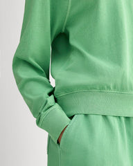 The Off-Duty Long-Sleeve Tee | Green Garment Dye