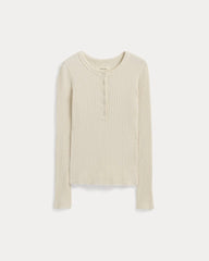 The Cozy Rib Henley | Bone