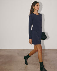 The Form Mini Dress | Navy