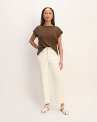 The Rib Muscle Tee | Cocoa