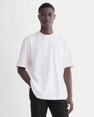 Oversized Midweight Tee | White